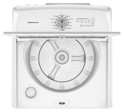 NEW  Crosley 4.5 Cu. Ft. Top Load Agitator Washer W. Stainless Steel Drum & Built-in Faucet (White) - 10 Year  LTD Warranty Model# CWW4512RW