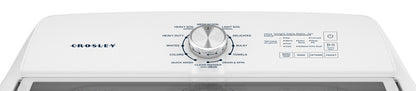 NEW  Crosley 4.5 Cu. Ft. Top Load Agitator Washer W. Stainless Steel Drum & Built-in Faucet (White) - 10 Year  LTD Warranty Model# CWW4512RW