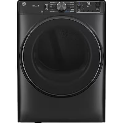 Coming Soon GE 7.8-cu ft Stackable Vented Electric Dryer with Steam Cycle ( Carbon Graphite ) Model# GFD65ESPVDS