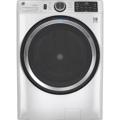 Coming Soon GE UltraFresh Vent System Stackable Large ( 4.8-cu ft ) Front-Load Washer ( White ) Model# GFW550SSNWW