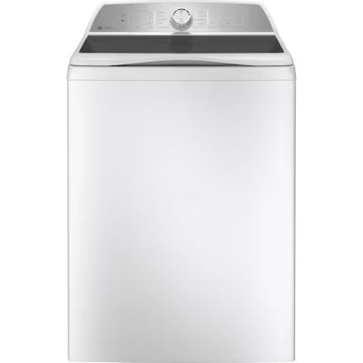 Coming Soon GE Profile 5.0 cu. ft. Capacity Washer with Smarter Wash Technology and FlexDispense Model# PTW600BSRWS