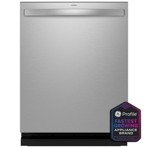 Coming Soon Profile 24 in. Smart Built-In Top Control 45 dBA Fingerprint Resistant Stainless Dishwasher with Microban Technology Model# PDT705SYWFS
