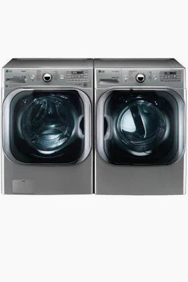 LG TurboWash High Efficiency Stackable Large ( 5.2-cu ft ) Front-Load Washer with Steam Cycle & Matching Electric Dryer Model# WM8980HVA & DLEX8980V