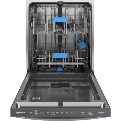 Coming Soon Profile 24 in. Smart Built-In Top Control 45 dBA Fingerprint Resistant Stainless Dishwasher with Microban Technology Model# PDT705SYWFS